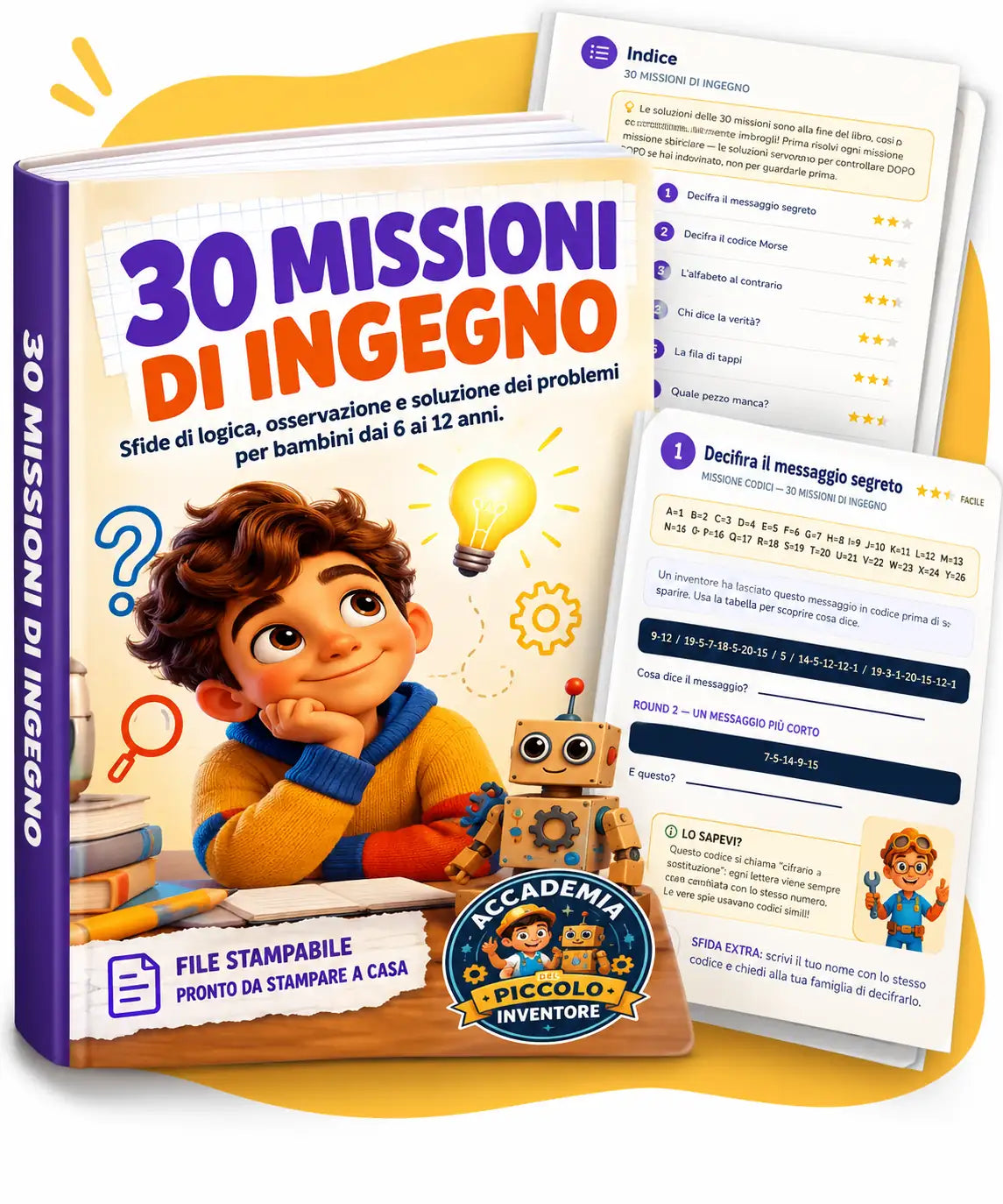 30 Missioni di Ingegno - 6 a 12 anni